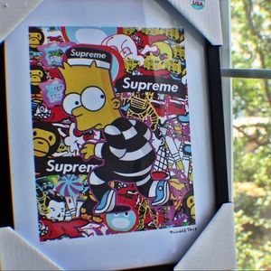 Lot of 4 Supreme Fairchild Paris Limited Wall Art